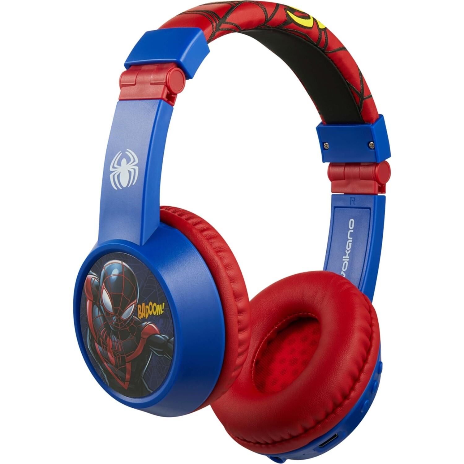 Disney Marvel Spiderman Lisanslı Mikrofonlu Bluetooth Kulak Üstü Çocuk Kulaklığı