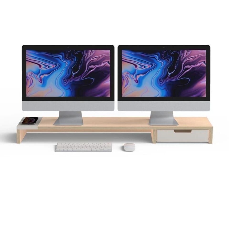 POUT Eyes 9 Wireless Şarj İstasyonlu Monitör Standı All In One