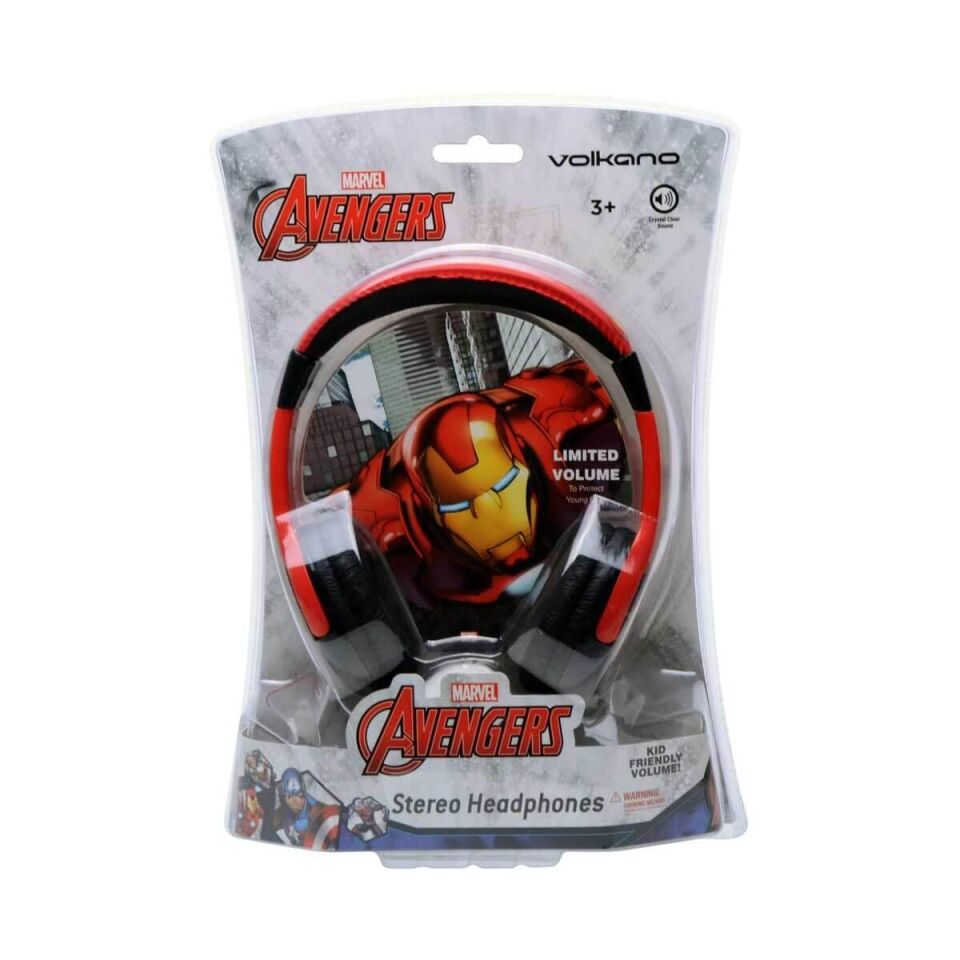 Disney Marvel Avengers Ironman Lisanslı Kulak Üstü Çocuk Kulaklığı 2