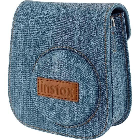 Instax Mini 11 Jean Çantalı Kit Mavi