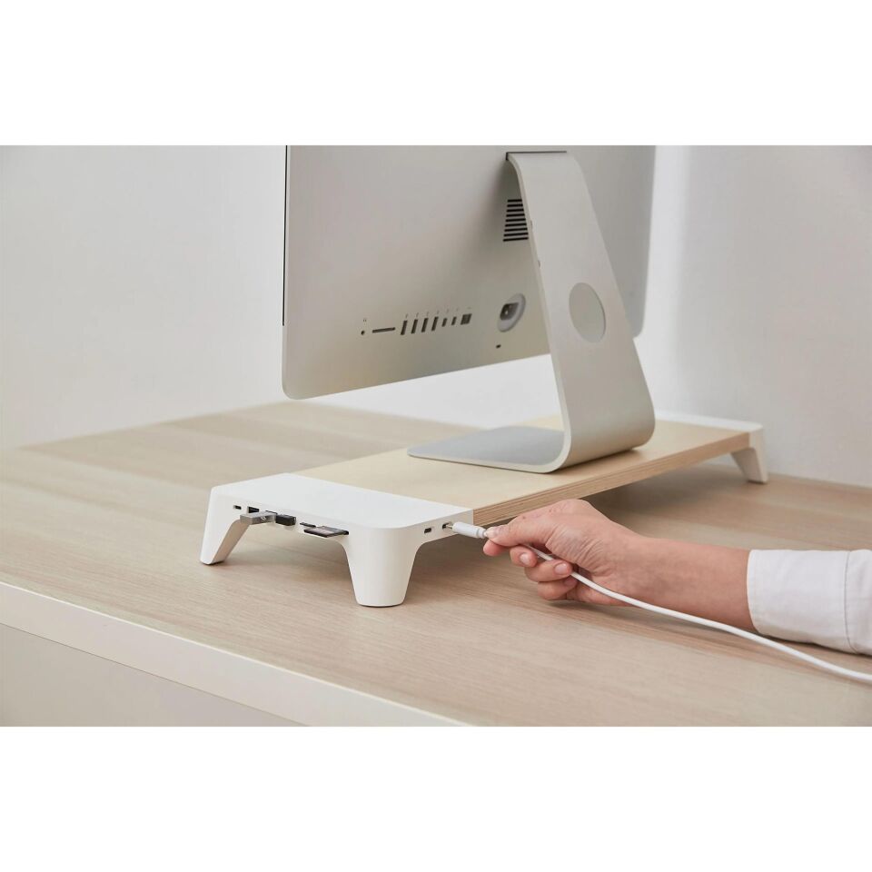 POUT Eyes 8 3in1 Monitör Standı Beyaz