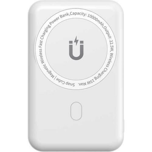 Wiwu Sc10000 Mah Magnetic Wireless Powerbank Beyaz