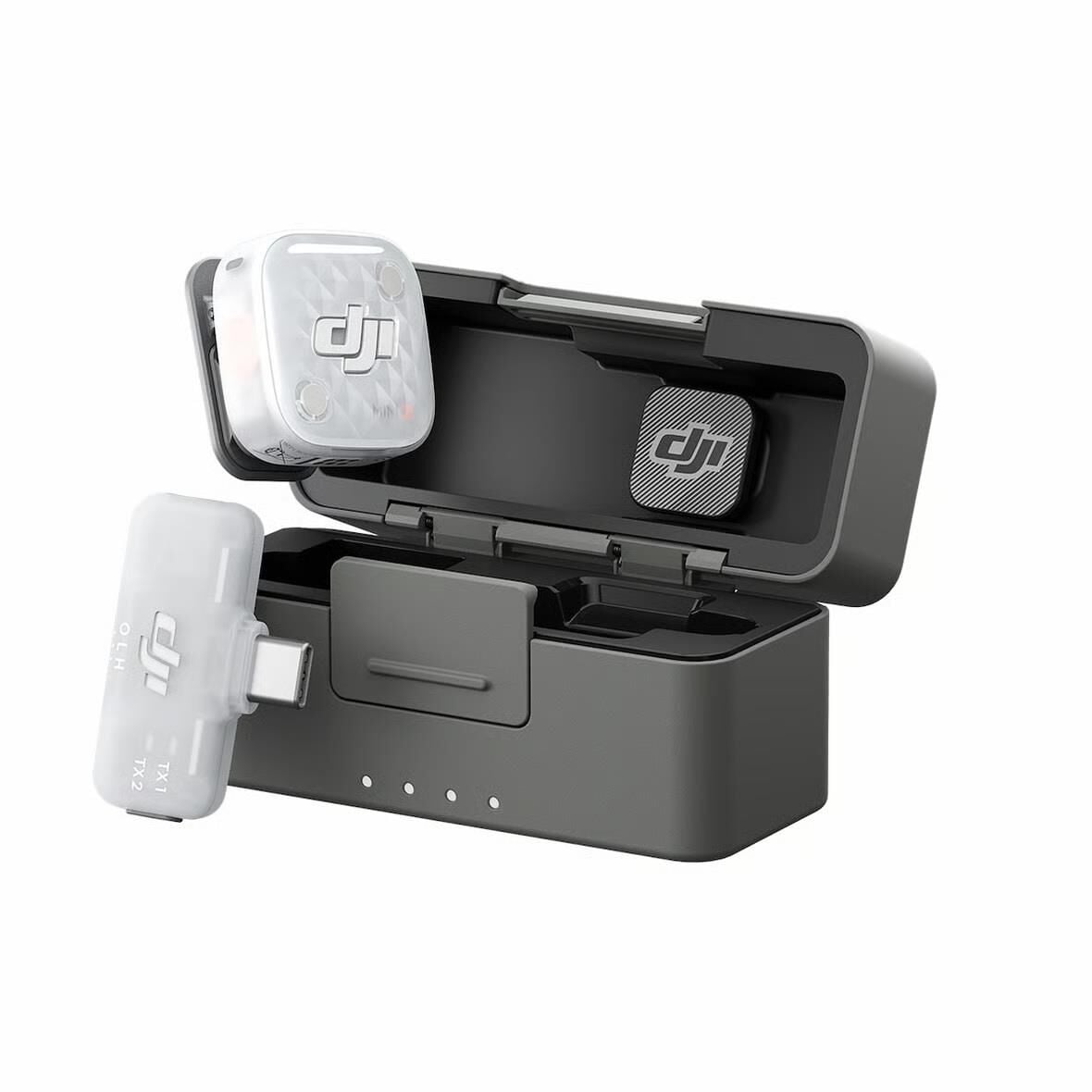 DJI Mic Mini 2S Kablosuz Mobil Mikrofon Seti (1 TX + 1 Mobile RX + Şarj Kutusu)
