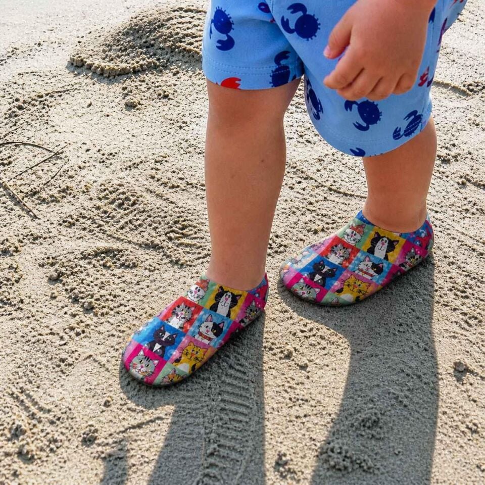 GrippToes Kaymaz Damla Tabanlı Deniz&Havuz Çorabı  H1