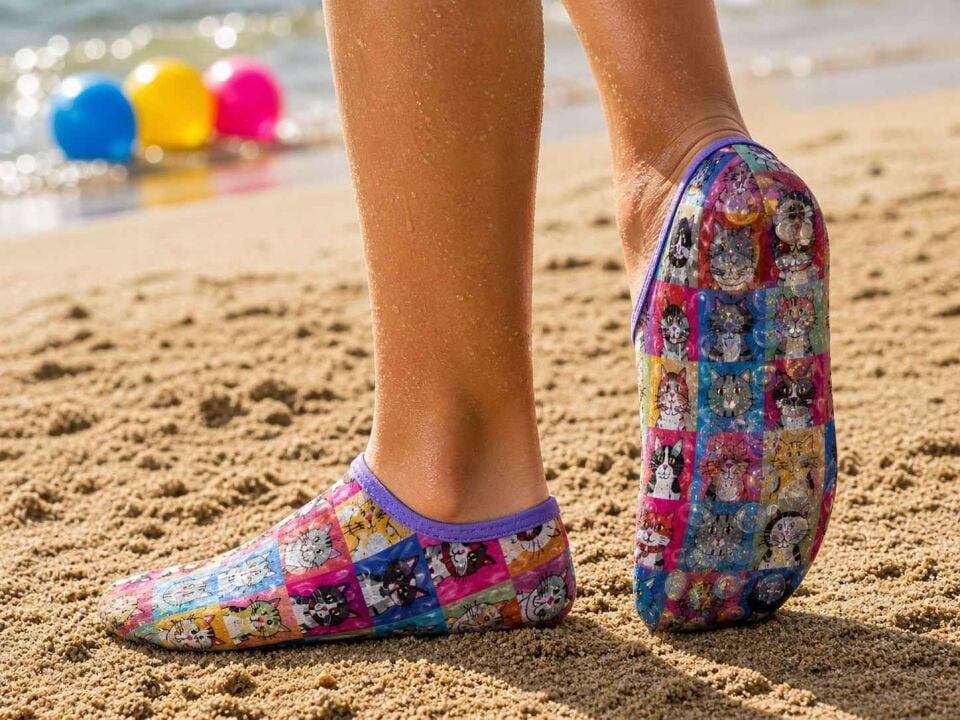 GrippToes Kaymaz Damla Tabanlı Deniz&Havuz Çorabı  H1
