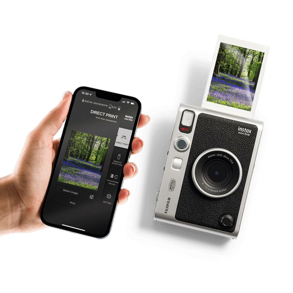 İnstax Mini Evo Fotoğraf Makinesi Siyah