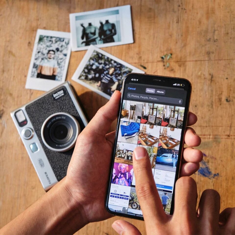 İnstax Mini Evo Fotoğraf Makinesi Siyah