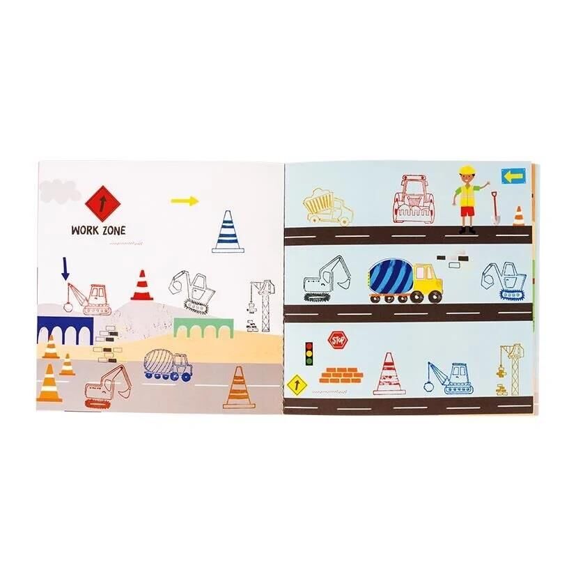 Floss & Rock Stamper Ahşap Baskı Seti / Construction