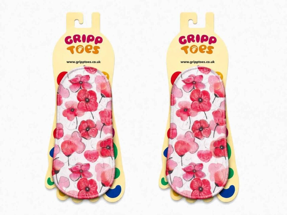 GrippToes Kaymaz Damla Tabanlı Deniz&Havuz Çorabı  I1