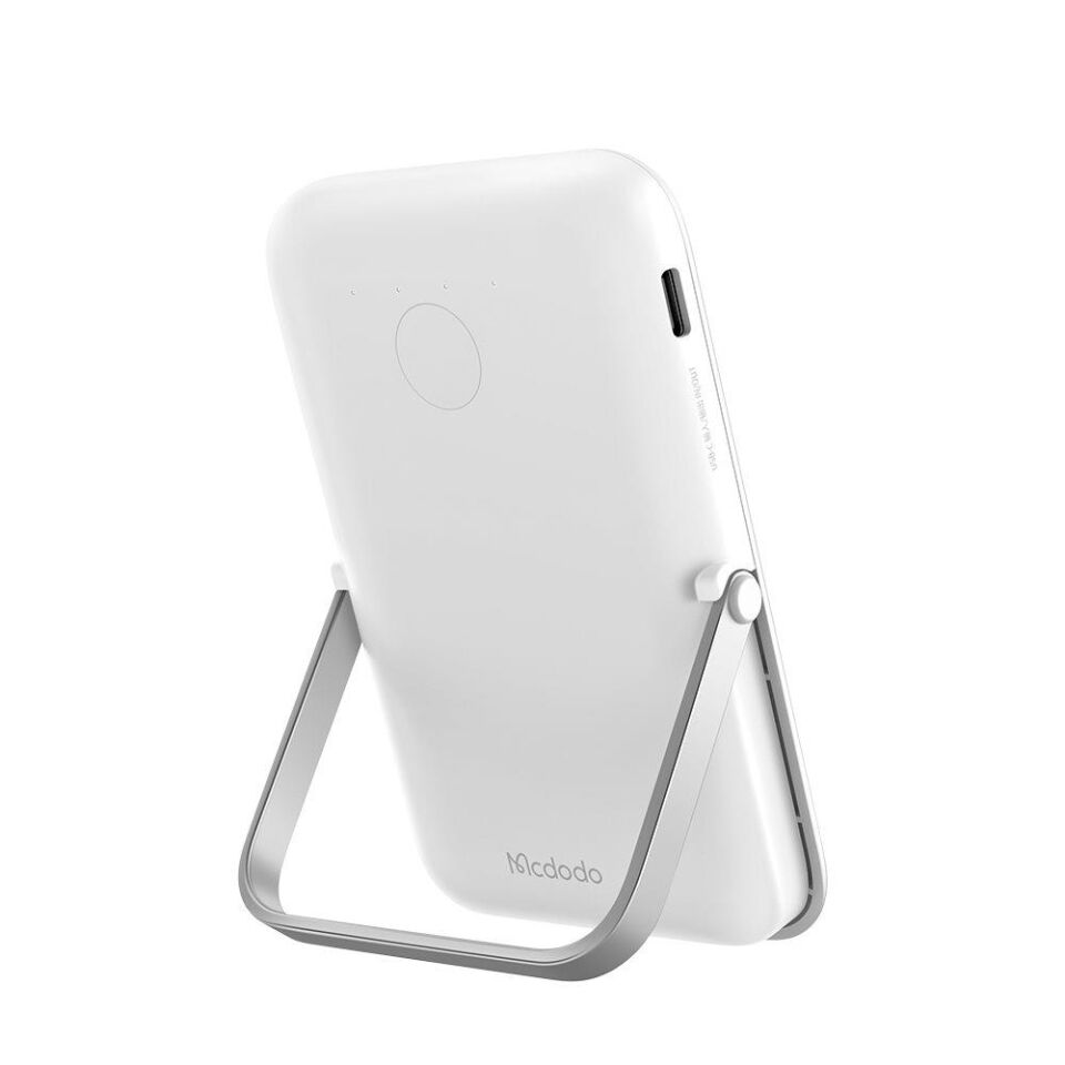 Mcdodo MC-7051 15w-20w PD Hızlı Şarj Destekli 5000 mAh Kablosuz Magsafe Powerbank Beyaz