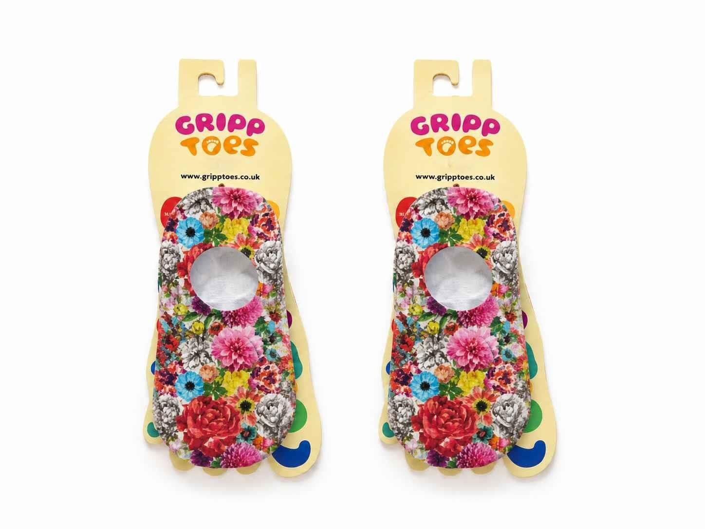 GrippToes Kaymaz Damla Tabanlı Deniz&Havuz Çorabı  I2 Çok Renkli