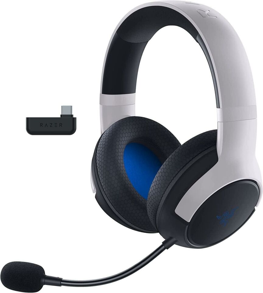 Razer Legendary Duo Kaira Kablosuz Kulaküstü Kulaklık PS5 Şarj İstasyonu