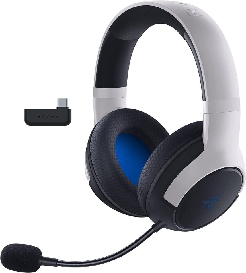 Razer Legendary Duo Kaira Kablosuz Kulaküstü Kulaklık PS5 Şarj İstasyonu