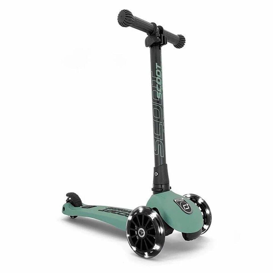 Scoot And Ride Highwaykick 3 Led Tekerlekli Çocuk Scooter Forest