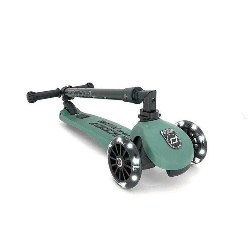 Scoot And Ride Highwaykick 3 Led Tekerlekli Çocuk Scooter Forest