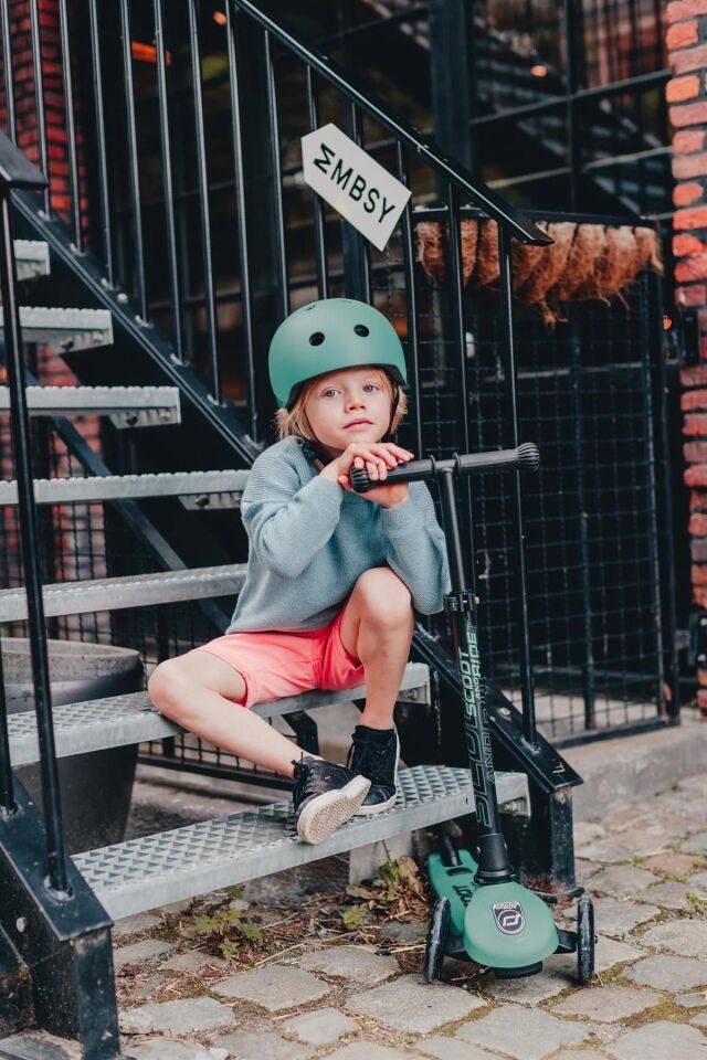 Scoot And Ride Highwaykick 3 Led Tekerlekli Çocuk Scooter Forest