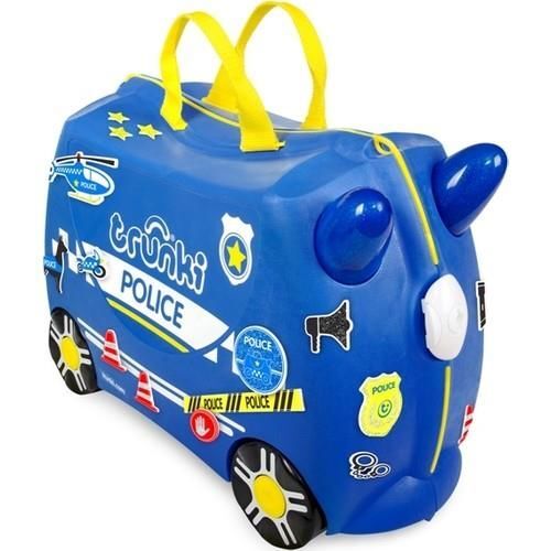 Trunki Percy Police Car Cocuk Bavulu