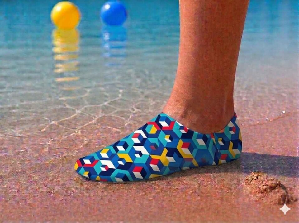 GrippToes Kaymaz Damla Tabanlı Deniz&Havuz Çorabı  K2