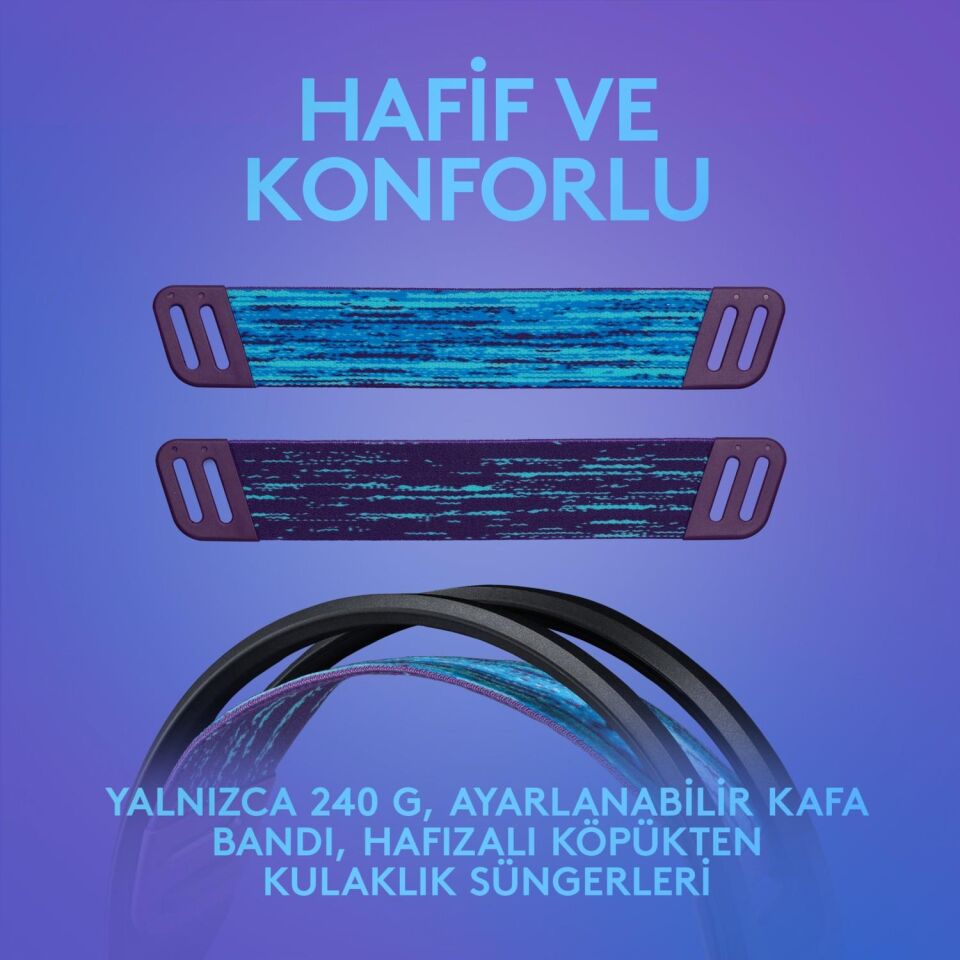 Logitech G335 Kablolu Oyuncu Kulaklığı