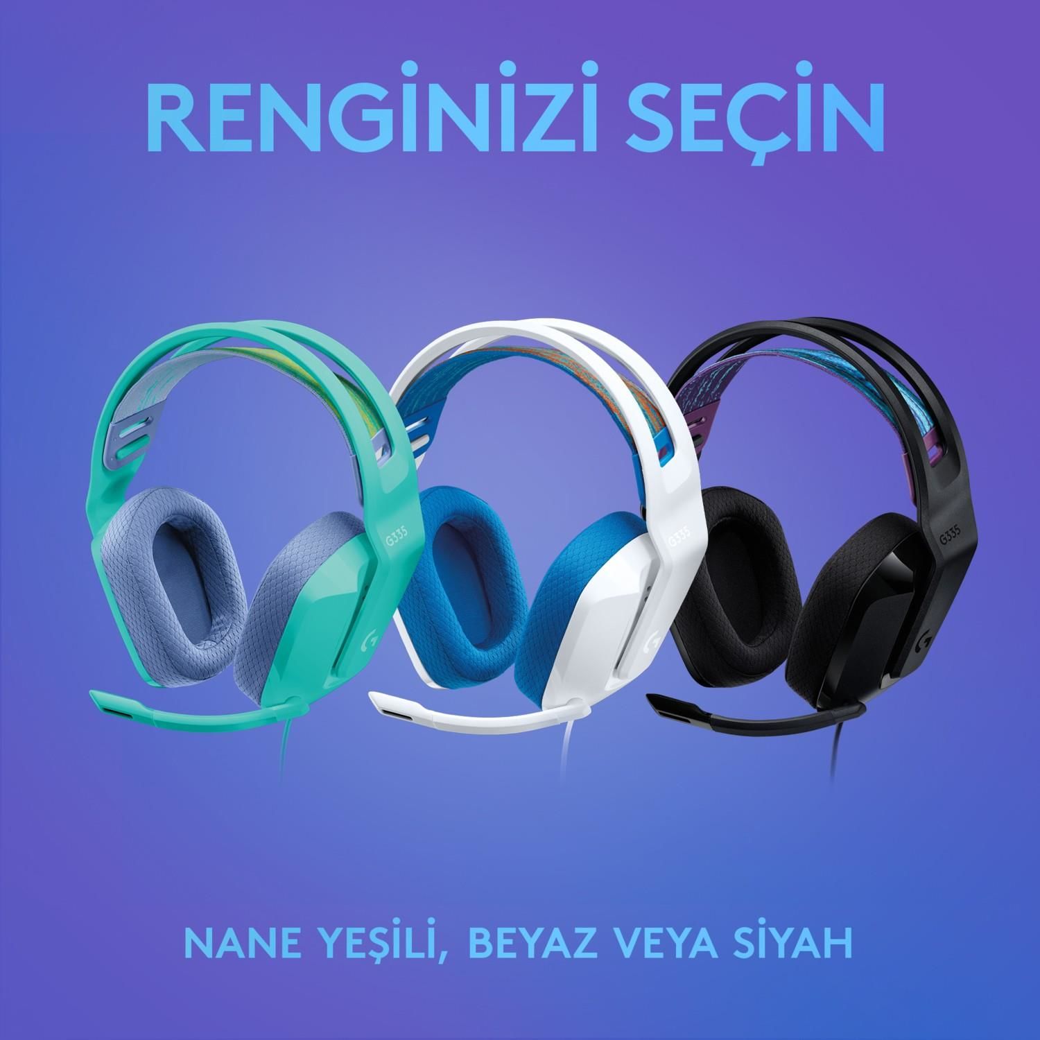 Logitech G335 Kablolu Oyuncu Kulaklığı