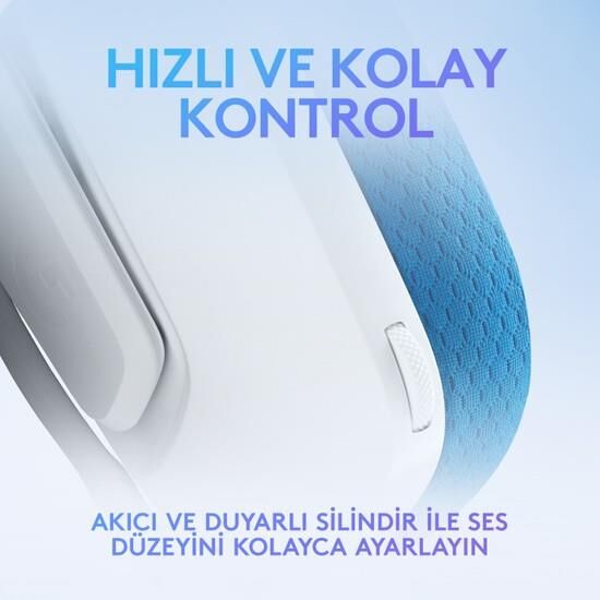 Logitech G335 Kablolu Oyuncu Kulaklığı Beyaz