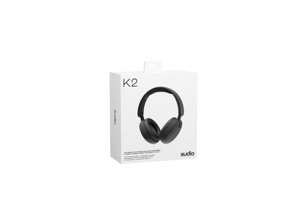 Sudio Sudio K2 ANC Kulak Üstü Kulaklık Black