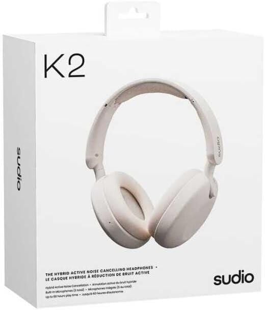 Sudio Sudio K2 ANC Kulak Üstü Kulaklık White