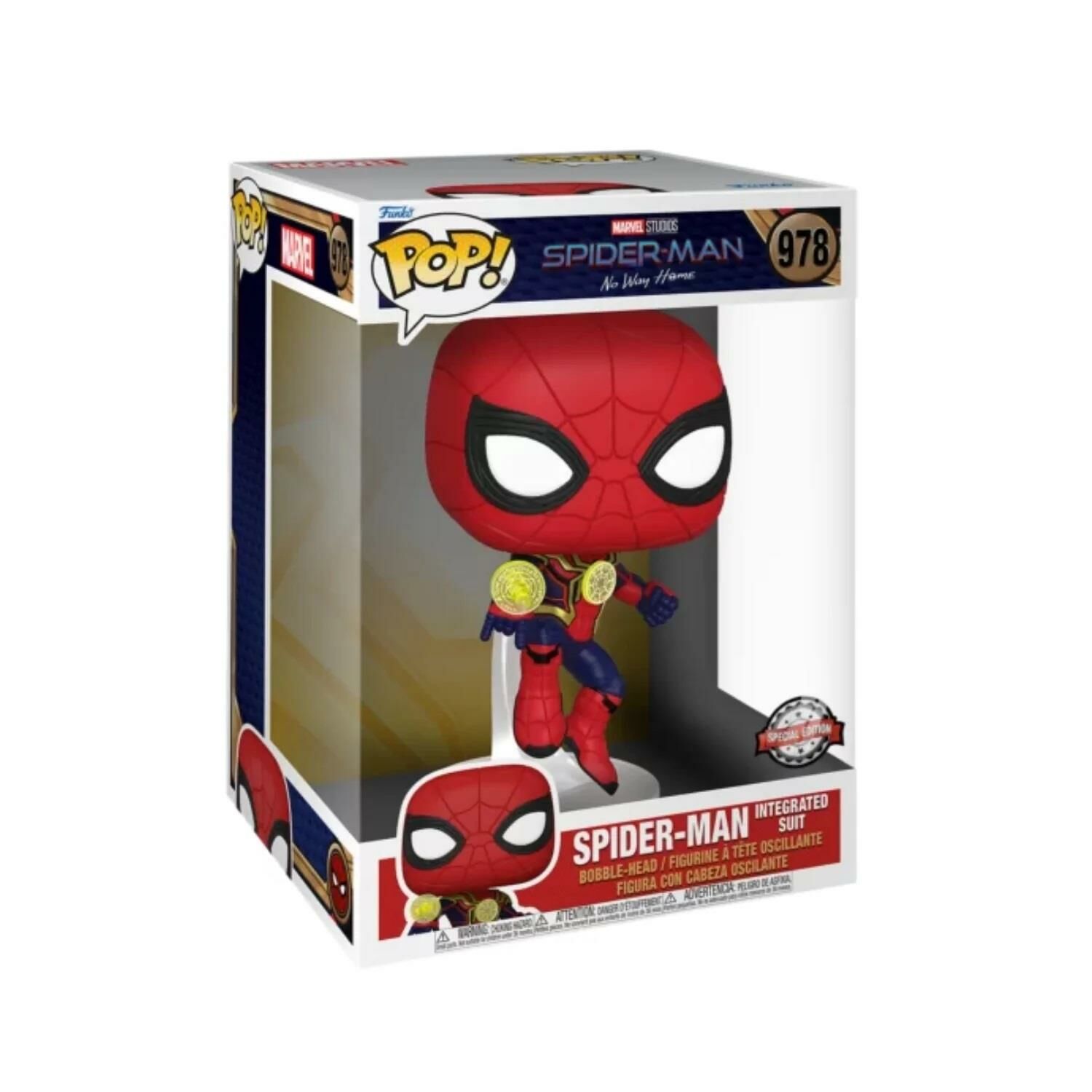 Funko Deluxe POP Figür - Marvel: Spiderman: No Way Home- Spider-Man With İntegrated Suit Special Edi