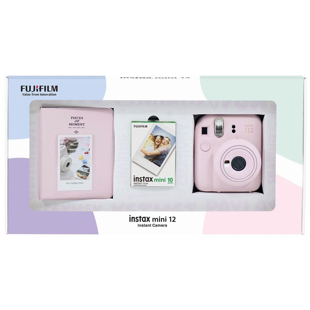 İnstax Mini 12 10LU Film ve PVC Albüm Bundle Box Pembe