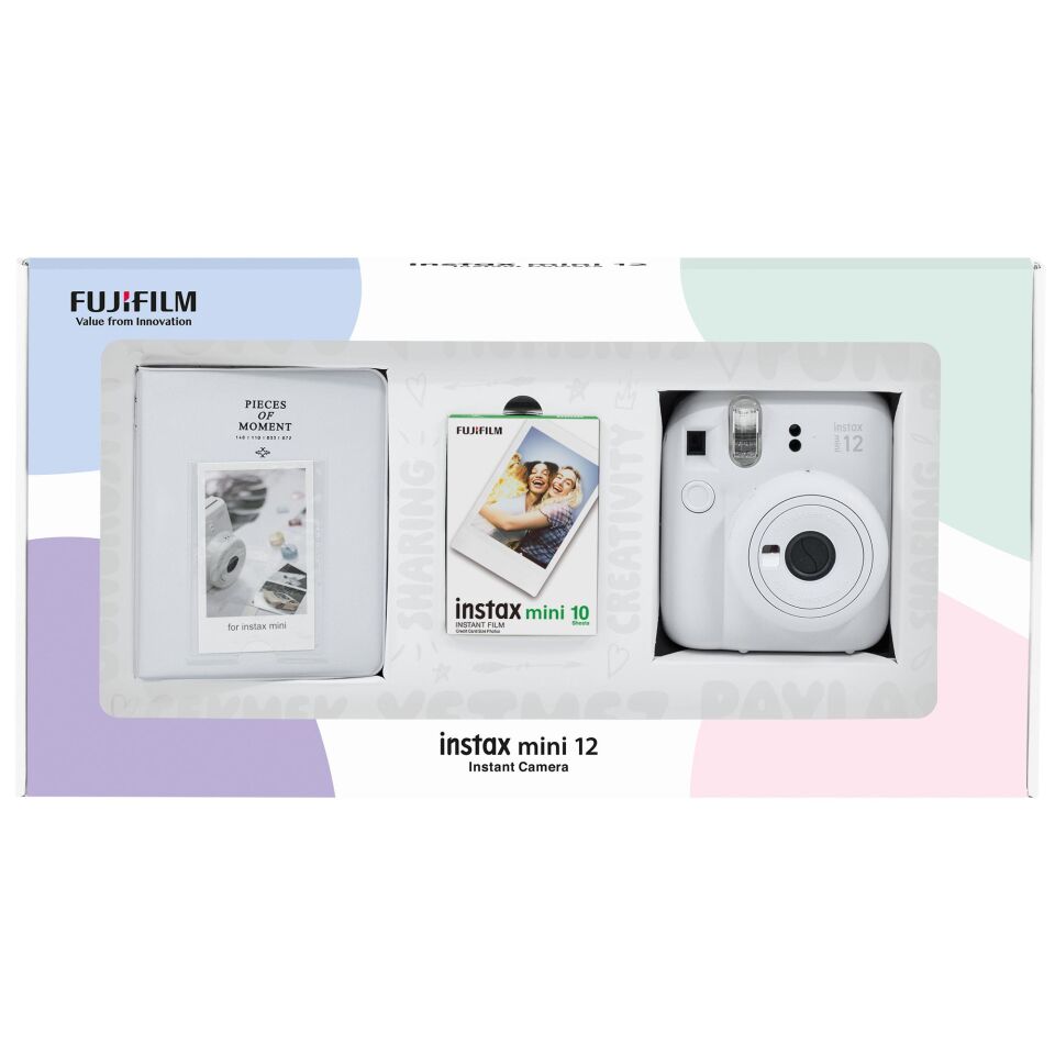 İnstax Mini 12 10LU Film ve PVC Albüm Bundle Box Beyaz