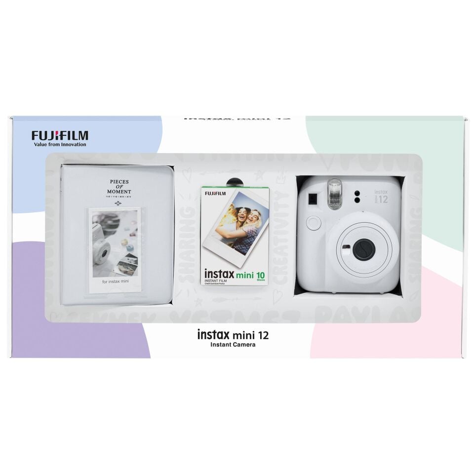 İnstax Mini 12 10LU Film ve PVC Albüm Bundle Box Beyaz
