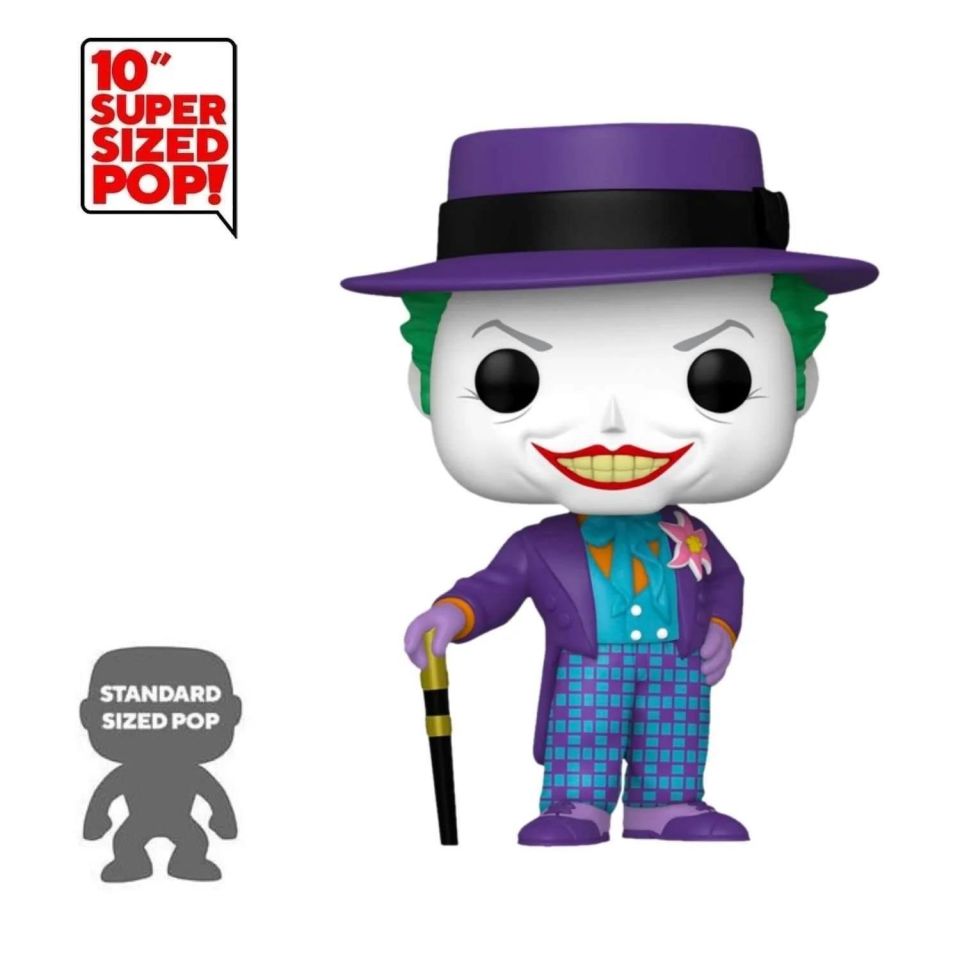Funko Deluxe POP Figür - 10'' Batman 1989 Joker With Hat Special Edition