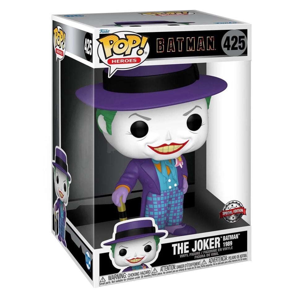Funko Deluxe POP Figür - 10'' Batman 1989 Joker With Hat Special Edition