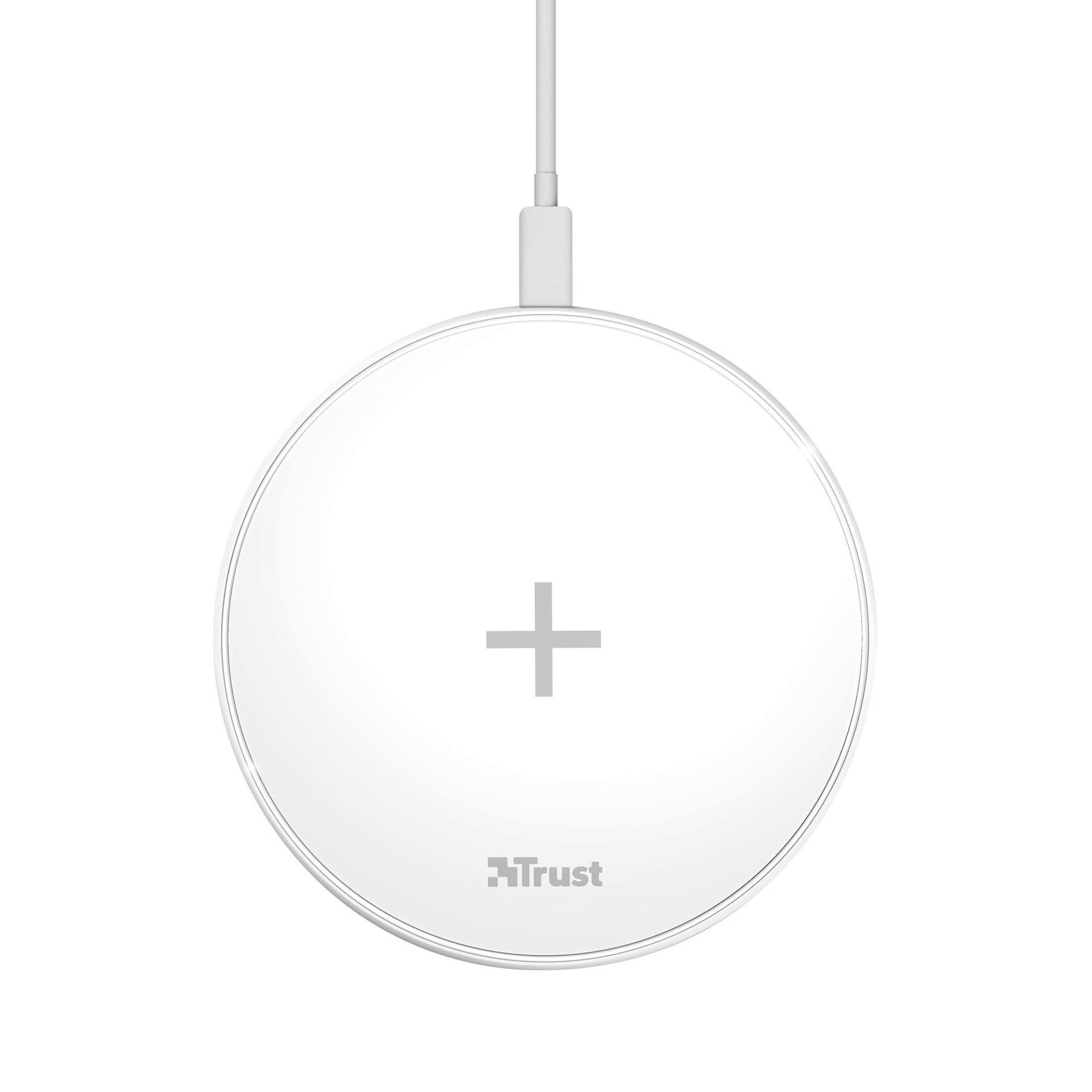 Trust 10W Hızlı Kablosuz Şarj Cihazı Beyaz