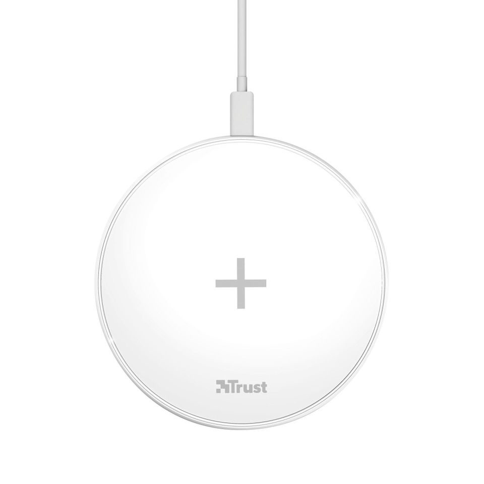 Trust 10W Hızlı Kablosuz Şarj Cihazı Beyaz