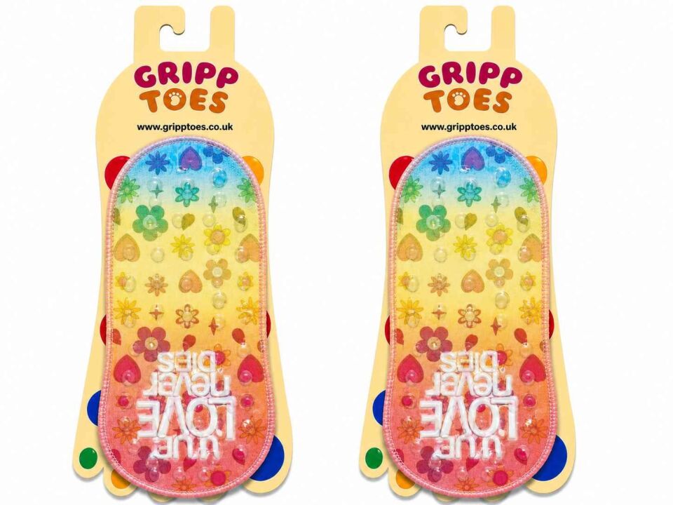 GrippToes Kaymaz Damla Tabanlı Deniz&Havuz Çorabı  N1