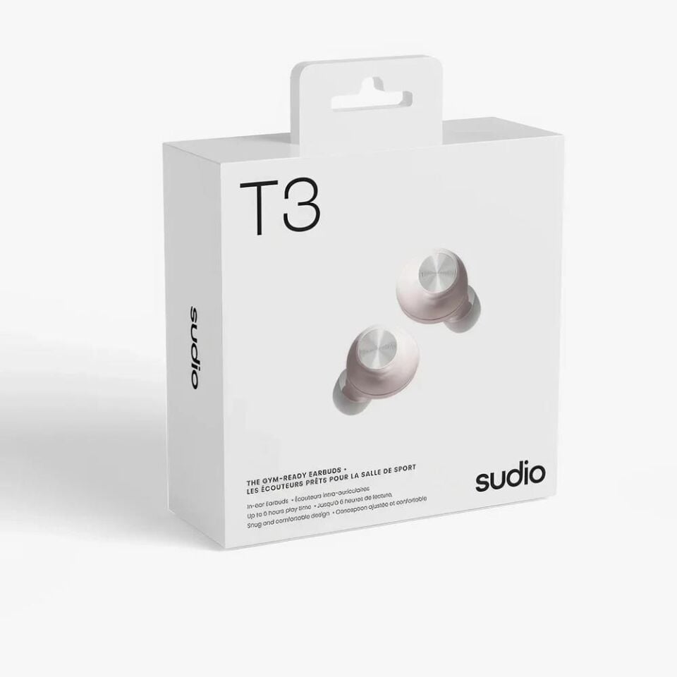 Sudio T3  Kablosuz Kulak İçi Kulaklık Pink