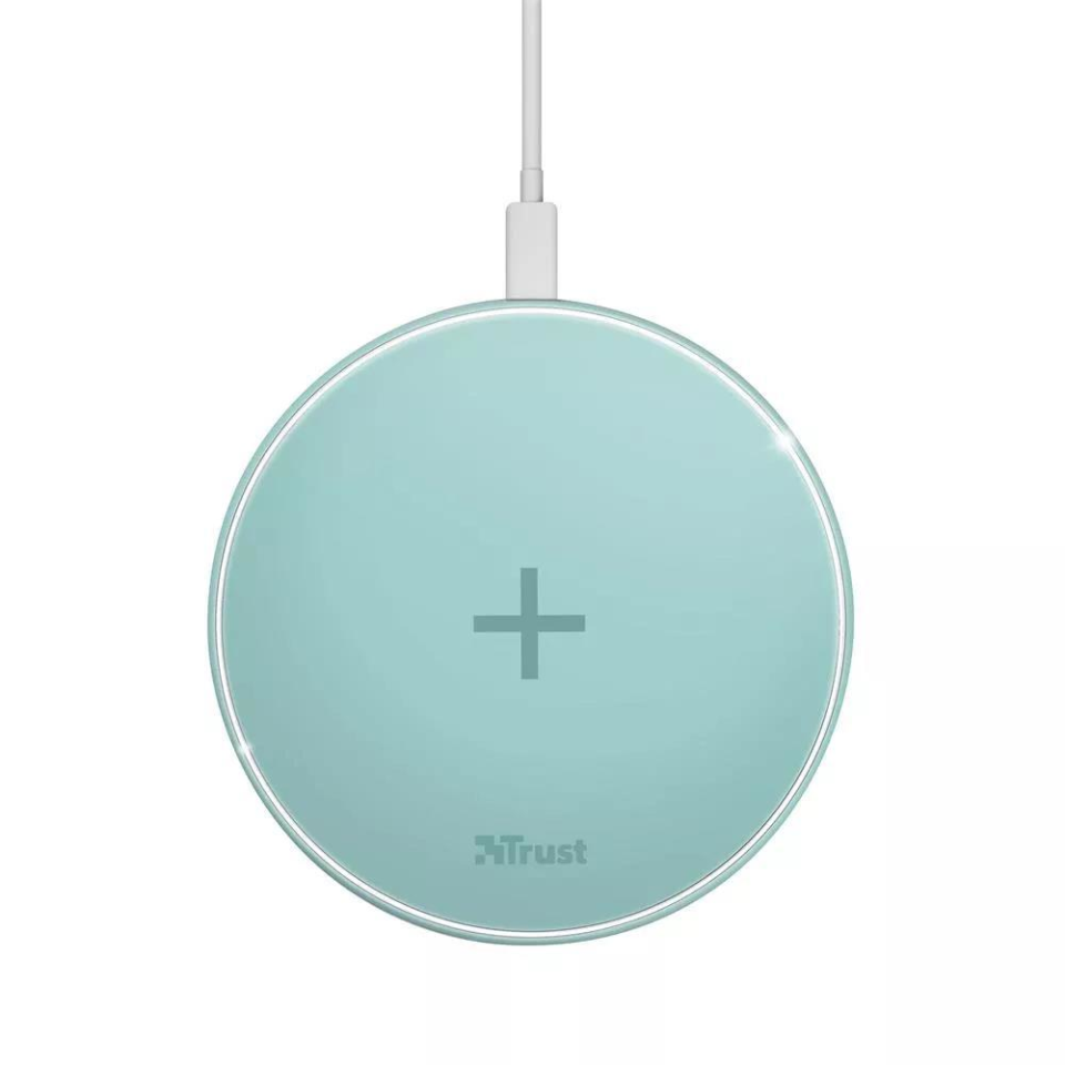 Trust 10W Hızlı Kablosuz Şarj Cihazı Yeşil
