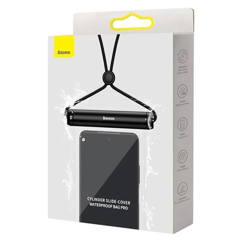 Baseus - IPX8 Su Geçirmez - Su Altı Dokunmatik Telefon Kılıfı Beyaz