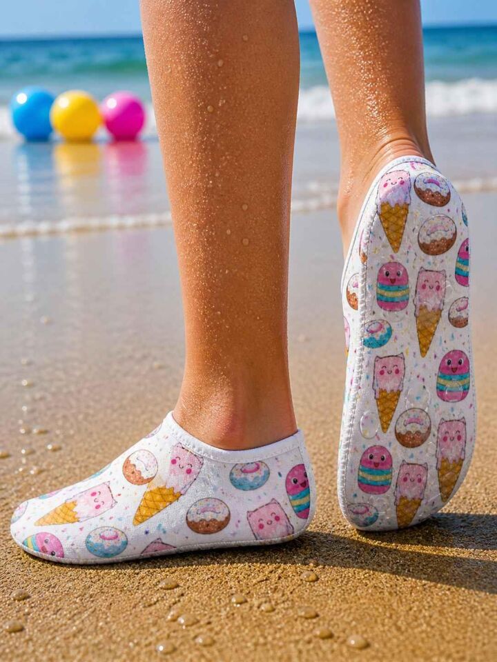 GrippToes Kaymaz Damla Tabanlı Deniz&Havuz Çorabı  O1