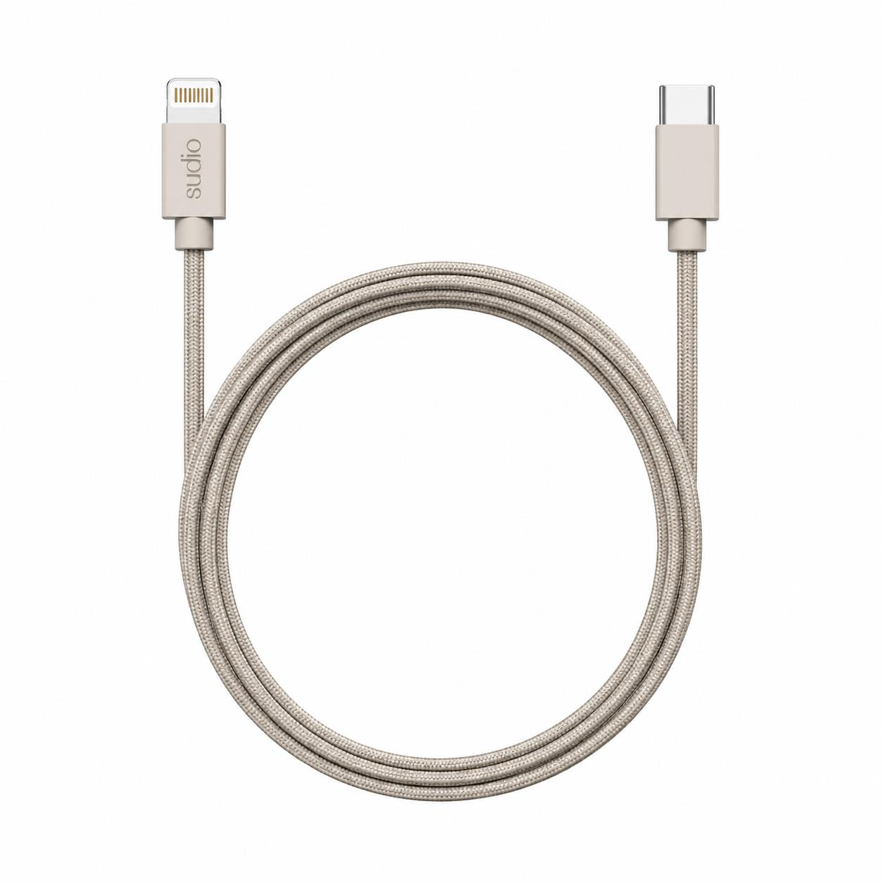 Sudio C1L Cable Yüksek Hızlı USB-C - Lightning Kablo Sand