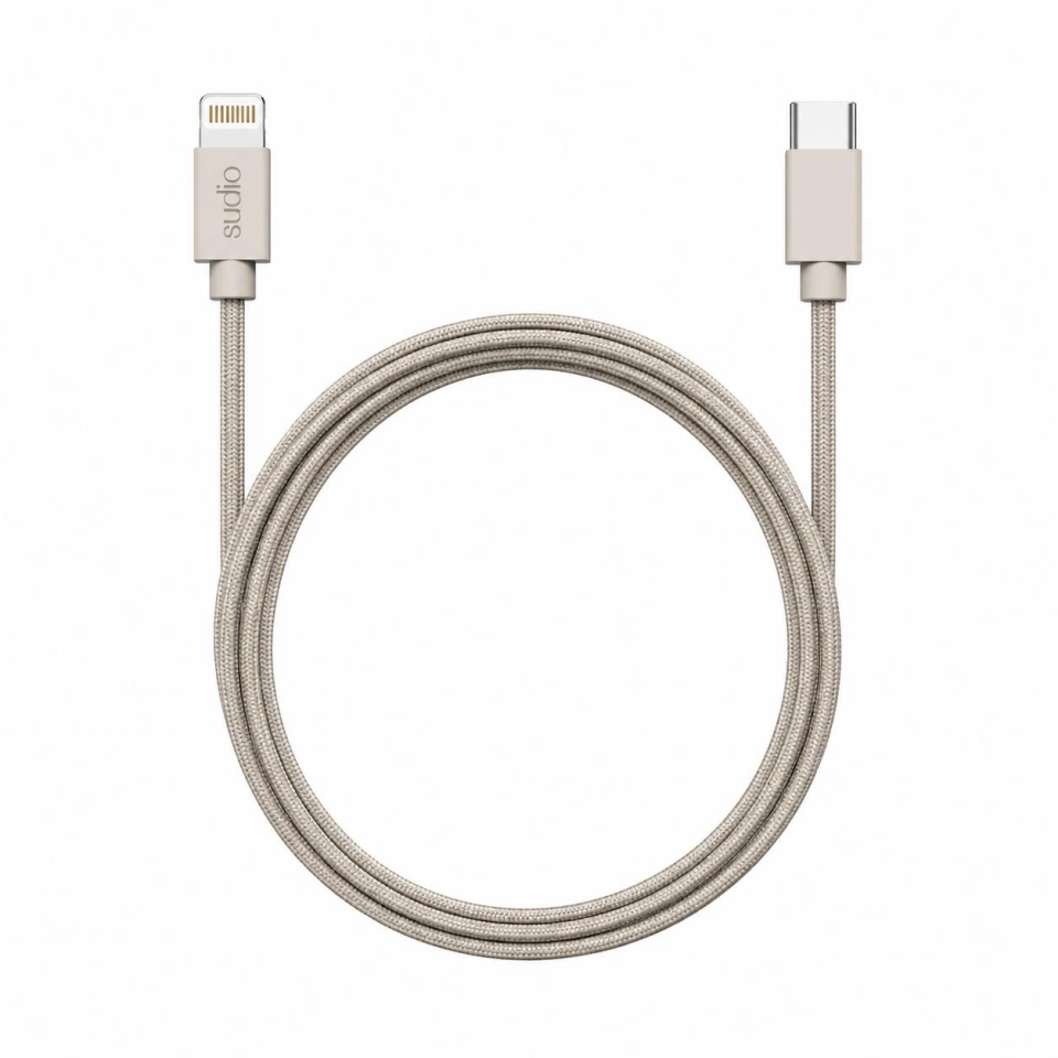 Sudio C1L Cable Yüksek Hızlı USB-C - Lightning Kablo Sand