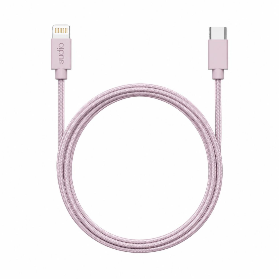 Sudio C1L Cable Yüksek Hızlı USB-C - Lightning Kablo Pink