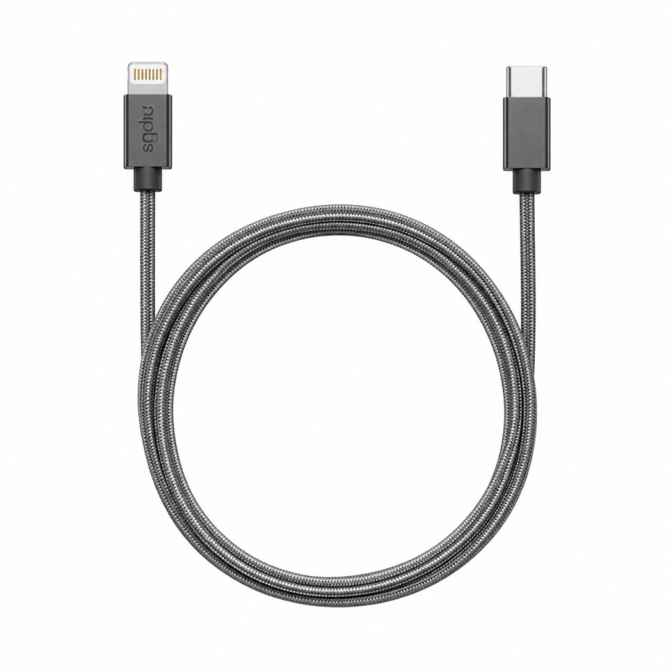 Sudio C1L Cable Yüksek Hızlı USB-C - Lightning Kablo Black
