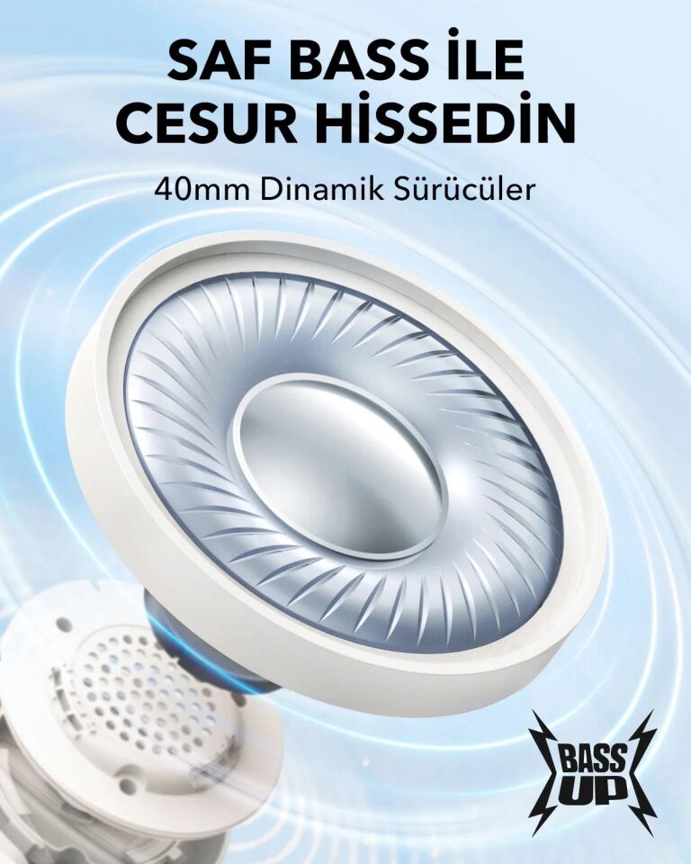 Anker Soundcore H30İ Mikrofonlu  Bluetooth Kulaklık Siyah