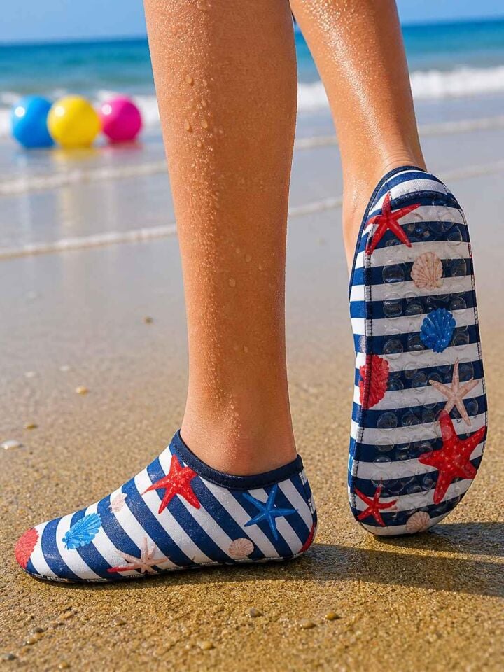 GrippToes Kaymaz Damla Tabanlı Deniz&Havuz Çorabı  O2