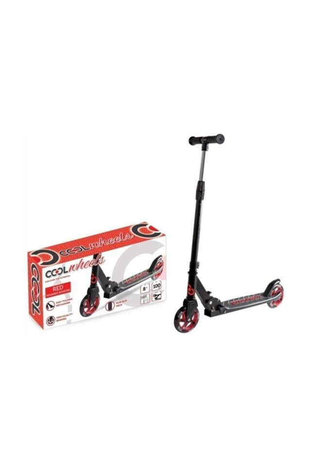 Cool Wheels 2 Tekerlekli Katlanabilir Scooter 8+ Kırmızı