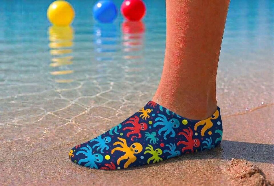 GrippToes Kaymaz Damla Tabanlı Deniz&Havuz Çorabı  P1