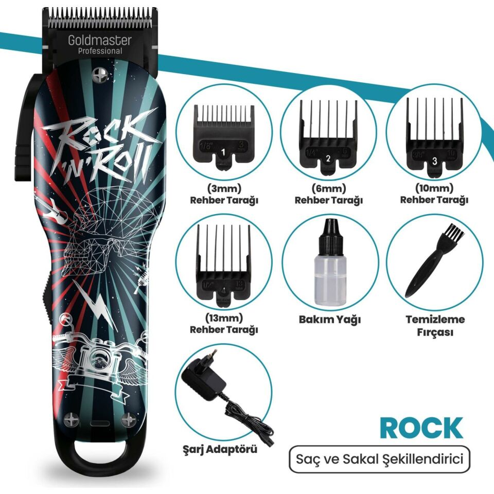 Goldmaster Rock Gm-8179 Saç ve Sakal Şekillendirici