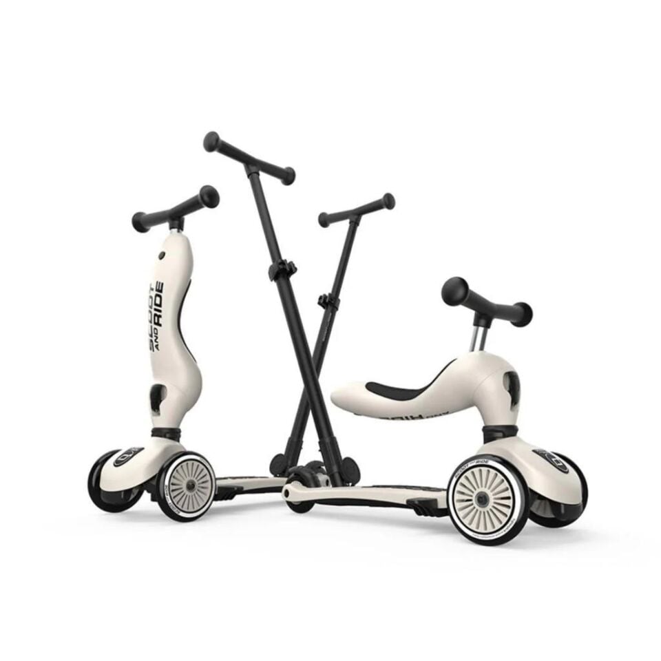 Scoot and Ride Push and Go Ebeveyn Kontrollü Çocuk Scooter Ash
